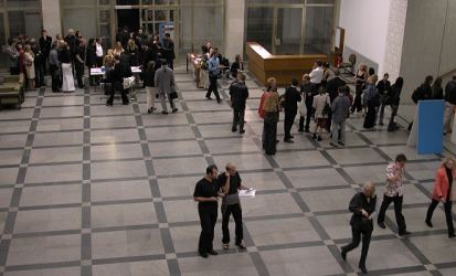 Salsa-Festival im Staatsratsgeb�ude in Berlin, Eingangshalle